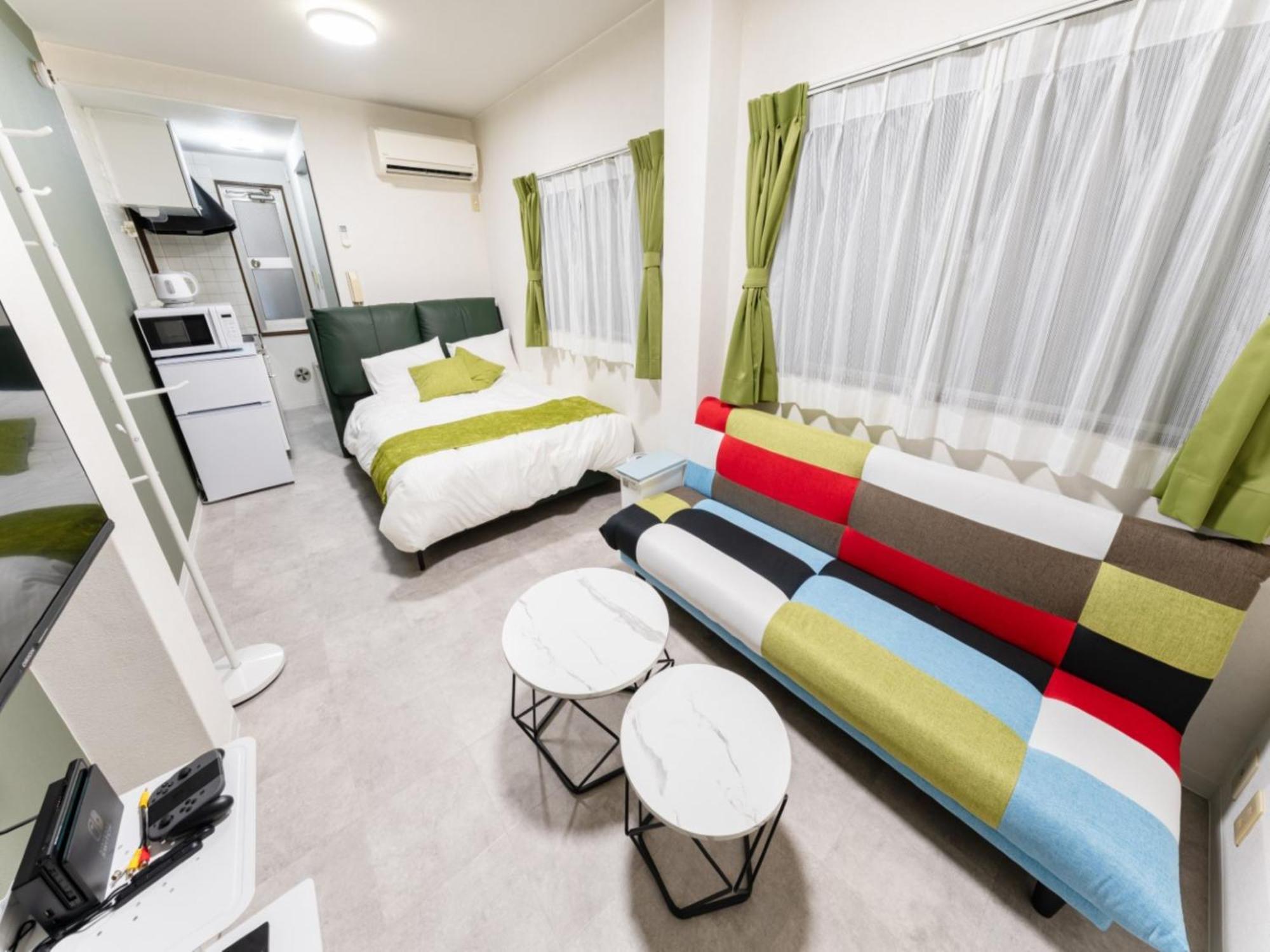 浅草駅徒歩4分,浅草寺8分,上野駅5分,カッパ橋道具街4分,switch,wi-fi Apartamento *